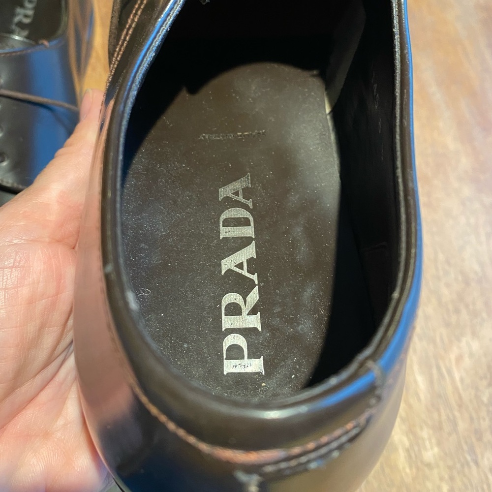 Prada Leather Lace-up Shoes - Picture 6 of 9